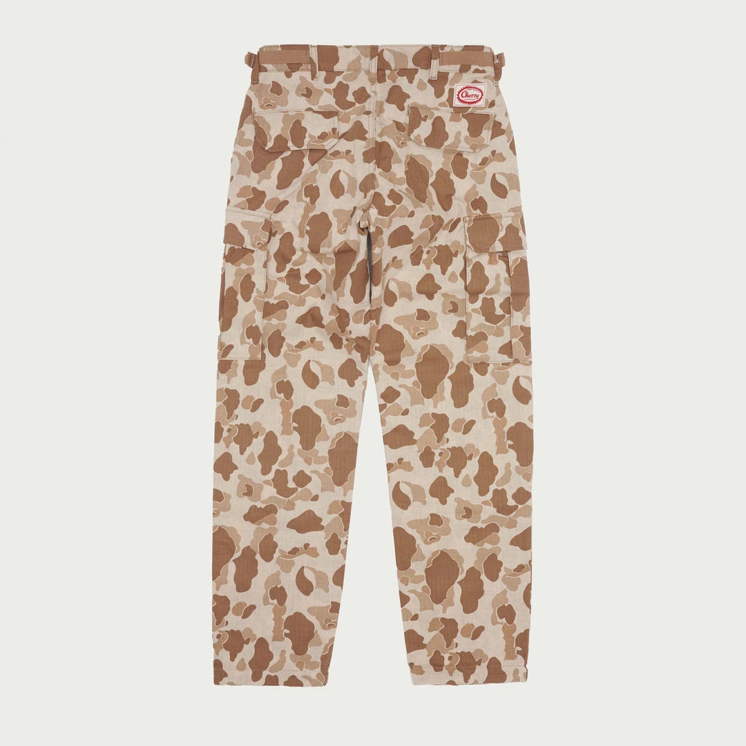 CHERRY Herringbone Duck Camo Pants (Sand) 3 CHERRY Herringbone Duck Camo Pants (Sand)