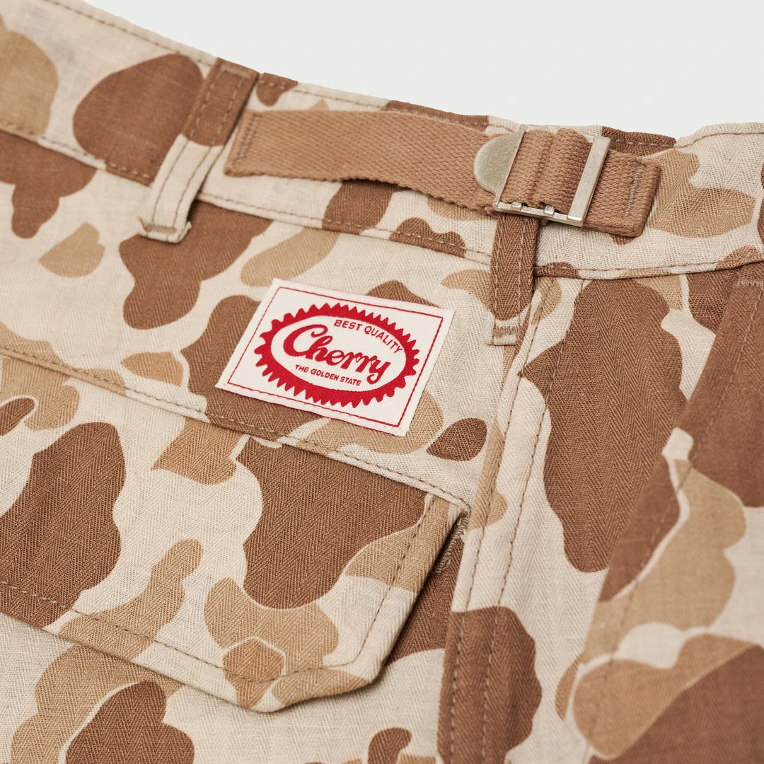 CHERRY Herringbone Duck Camo Pants (Sand) 6 CHERRY Herringbone Duck Camo Pants (Sand)