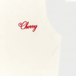 CHERRY American Classic Tank Top (Cream)