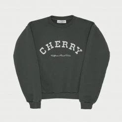 CHERRY Athletic Crewneck (Off Black) Sweatshirts