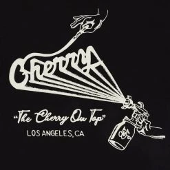 CHERRY Auto Paint T-Shirt (Faded Black)