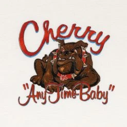 CHERRY Bull Dog Baby Tee (Cream) Womens