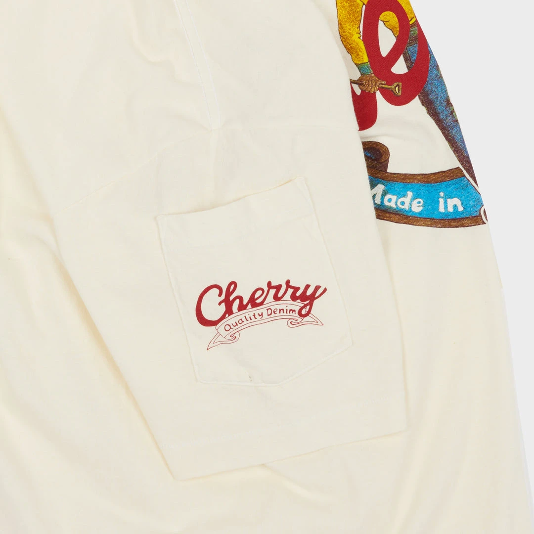 CHERRY Tees & Longsleeves Cattleman Cigarette Pocket Tee (Cream) 5 CHERRY Tees & Longsleeves Cattleman Cigarette Pocket Tee (Cream)