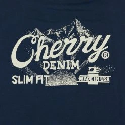 CHERRY Sunrise Poncho Hoodie (Navy)