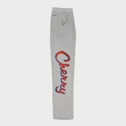 CHERRY Emblem Relaxed Midweight Sweatpants (Heather Grey) 12 CHERRY Emblem Relaxed Midweight Sweatpants (Heather Grey)
