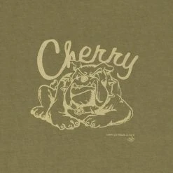 CHERRY Tees & Longsleeves Bull Dog Boxy T-Shirt (Thyme)