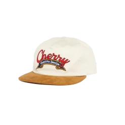 CHERRY Quality Denim Hat (Cream) Headwear