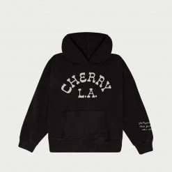 CHERRY Midweight Boxing Hoodie (Off Black)
