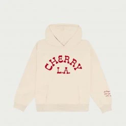 CHERRY Sweatshirts Midweight Boxing Hoodie (Cream)