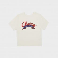 CHERRY Quality Baby Tee (Cream) Womens