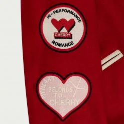 CHERRY Ready To Wear Hi-Performance Varsity Jacket (Red)