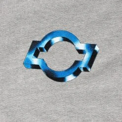 CHERRY Sweatshirts Emblem Midweight Zip-Up Hoodie (Heather Grey)