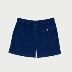 CHERRY Contrast Rip-Stop Swim Shorts (Royal) Ready To Wear