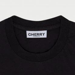 CHERRY Emblem Pocket T-Shirt (Faded Black) Tees & Longsleeves