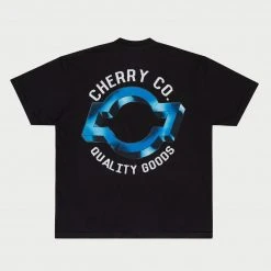 CHERRY Emblem Pocket T-Shirt (Faded Black) Tees & Longsleeves
