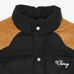 CHERRY Western Puffer Jacket (Black)