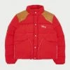 CHERRY Western Puffer Jacket (Red)
