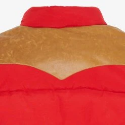 CHERRY Western Puffer Jacket (Red)