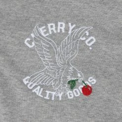CHERRY Midweight Quarter Zip Polo (Heather Grey) Ready To Wear