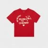 CHERRY Womens My Heart Baby Tee (Cardinal)