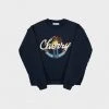 CHERRY Cattleman Inside Out Crewneck (Navy)