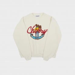 CHERRY Cattleman Inside Out Crewneck (Cream) Sweatshirts