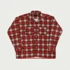 Archive Printed Plaid Shirt (Red)