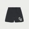 CHERRY Athletic Sweatshorts (Off Black)