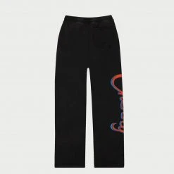 CHERRY Emblem Relaxed Midweight Sweatpants (Faded Black) 15 CHERRY Emblem Relaxed Midweight Sweatpants (Faded Black)