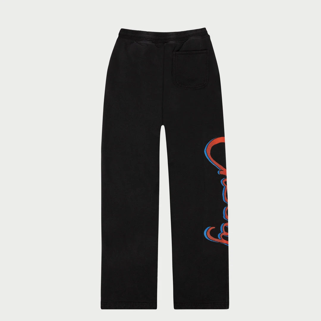 CHERRY Emblem Relaxed Midweight Sweatpants (Faded Black) 8 CHERRY Emblem Relaxed Midweight Sweatpants (Faded Black)