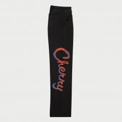 CHERRY Emblem Relaxed Midweight Sweatpants (Faded Black) 13 CHERRY Emblem Relaxed Midweight Sweatpants (Faded Black)