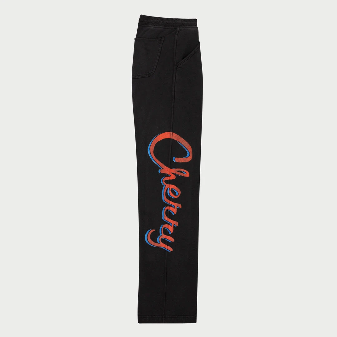 CHERRY Emblem Relaxed Midweight Sweatpants (Faded Black) 6 CHERRY Emblem Relaxed Midweight Sweatpants (Faded Black)