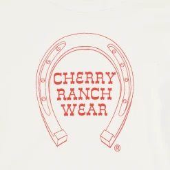 CHERRY Horseshoe Baby Tee (Cream)