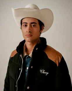 CHERRY Western Puffer Jacket (Black)