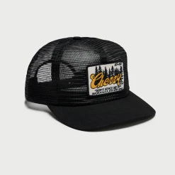 CHERRY Full Trucker Hat (Black) Headwear