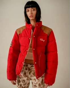 CHERRY Western Puffer Jacket (Black)