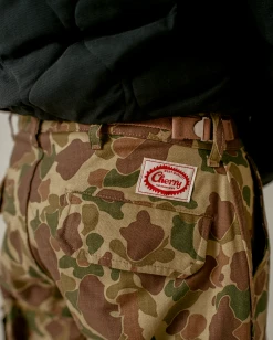 CHERRY Herringbone Duck Camo Pants (Forrest)