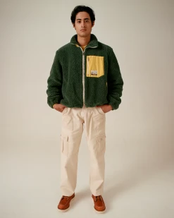 CHERRY Ready To Wear Sherpa Jacket (Forrest Green)