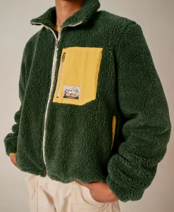 CHERRY Ready To Wear Sherpa Jacket (Forrest Green)