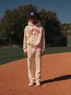 CHERRY Midweight Boxing Sweatpants (Cream)