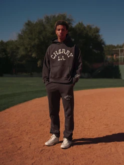 CHERRY Midweight Boxing Sweatpants (Off Black)