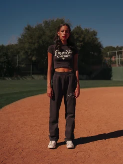 CHERRY Midweight Boxing Sweatpants (Off Black)