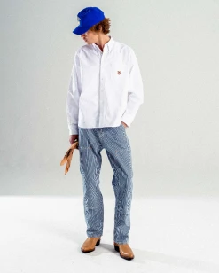 CHERRY Big Oxford Shirt (White) Ready To Wear