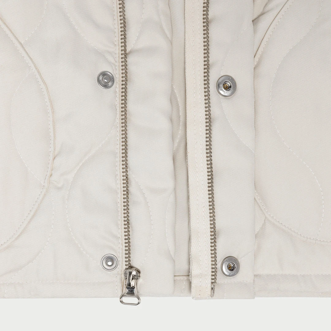 CHERRY Quilted Shell Jacket (Ivory) Ready To Wear 6 CHERRY Quilted Shell Jacket (Ivory) Ready To Wear