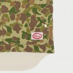 CHERRY Herringbone Duck Camo Vest (Forrest) Ready To Wear