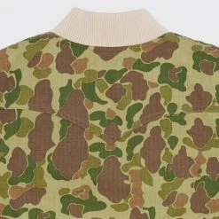 CHERRY Herringbone Duck Camo Vest (Forrest) Ready To Wear