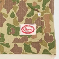 CHERRY Herringbone Duck Camo Vest (Forrest) Ready To Wear