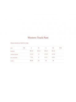 CHERRY Western Track Pants (Navy)