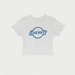 CHERRY Joyride Baby Tee (White)