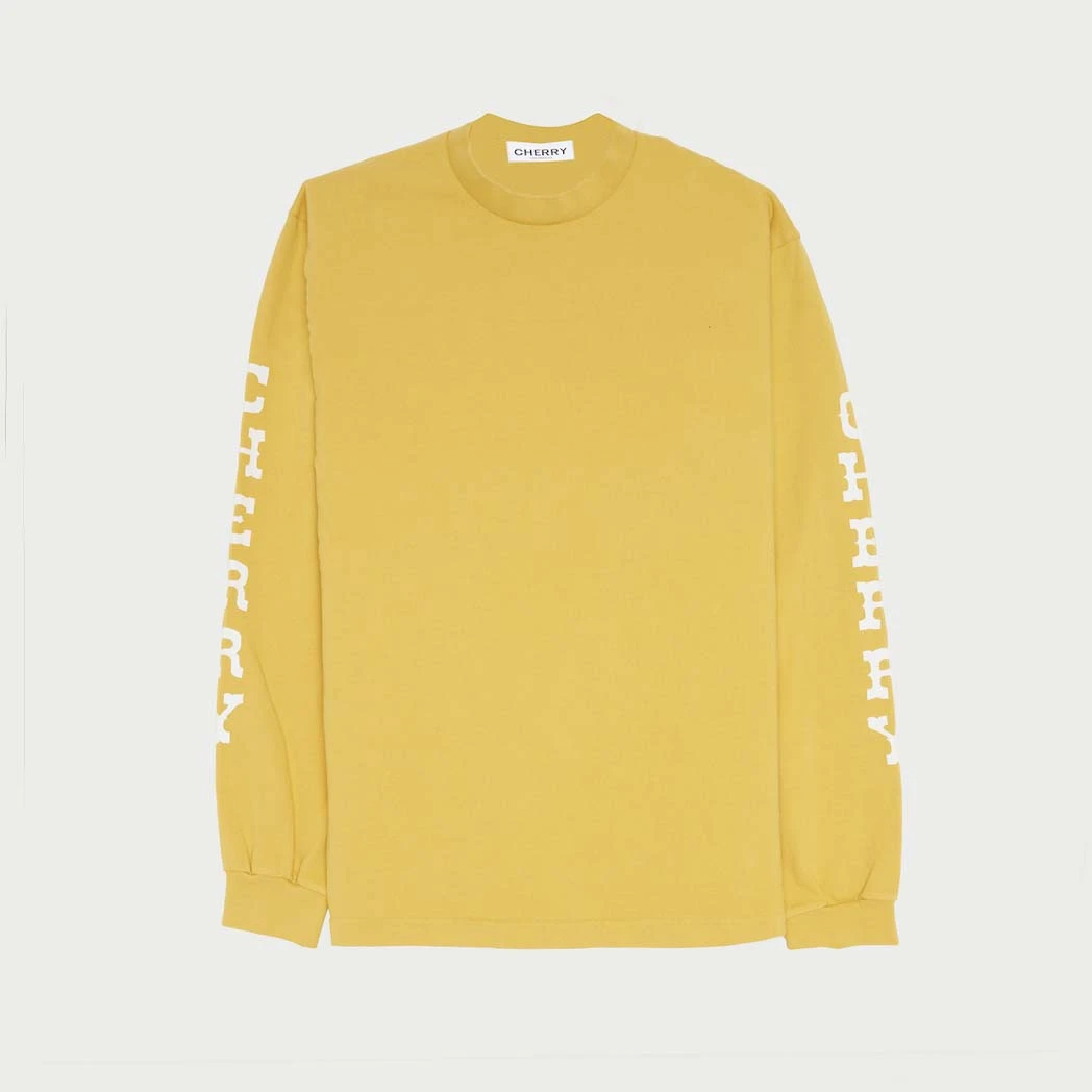 CHERRY Athletic Heavyweight L/S Tee (Honey) 3 CHERRY Athletic Heavyweight L/S Tee (Honey)
